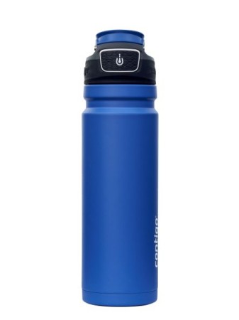 Contigo Autoseal Free Flow Premium Outdoor Thermoflasche, Edelstahl Trinkflasche 700ml (blue corn)